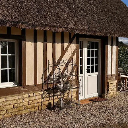Ferienhaus Adorable Chaumiere Pres De Deauville Le Breuil-en-Auge