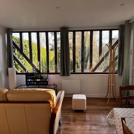 Adorable Chaumiere Pres De Deauville Ferienhaus Le Breuil-en-Auge
